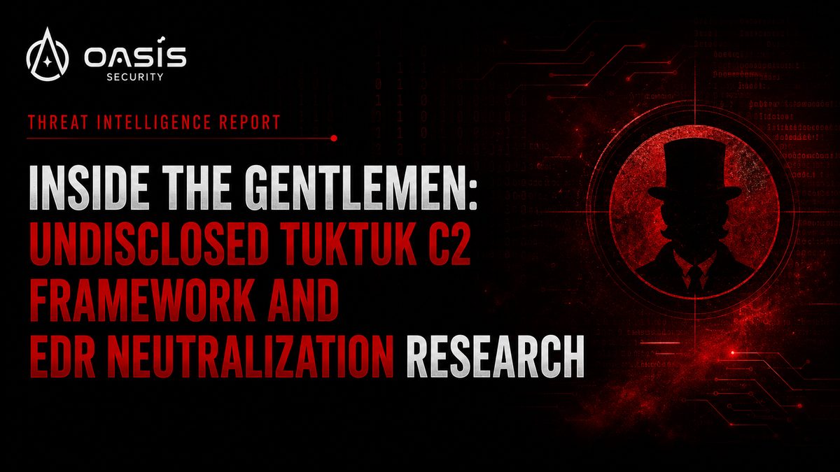 Inside The Gentlemen: Undisclosed TukTuk C2 Framework and EDR Neutralization Research