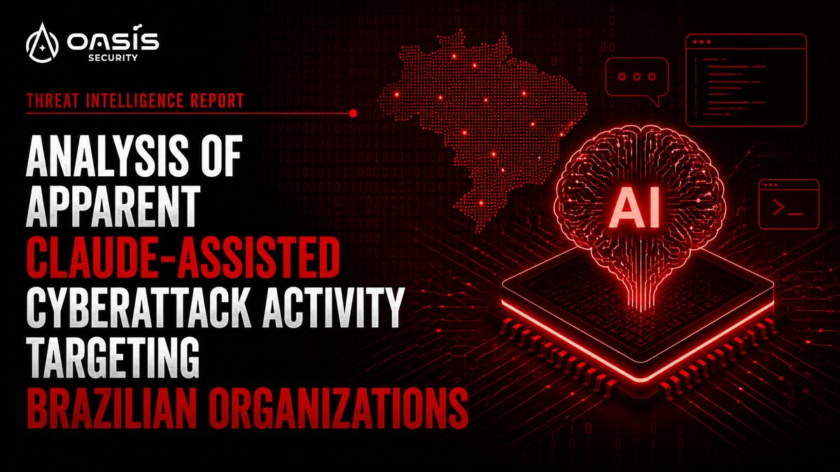 Analysis of Apparent Claude-Assisted Cyberattack Activity Targeting Brazilian Organizations